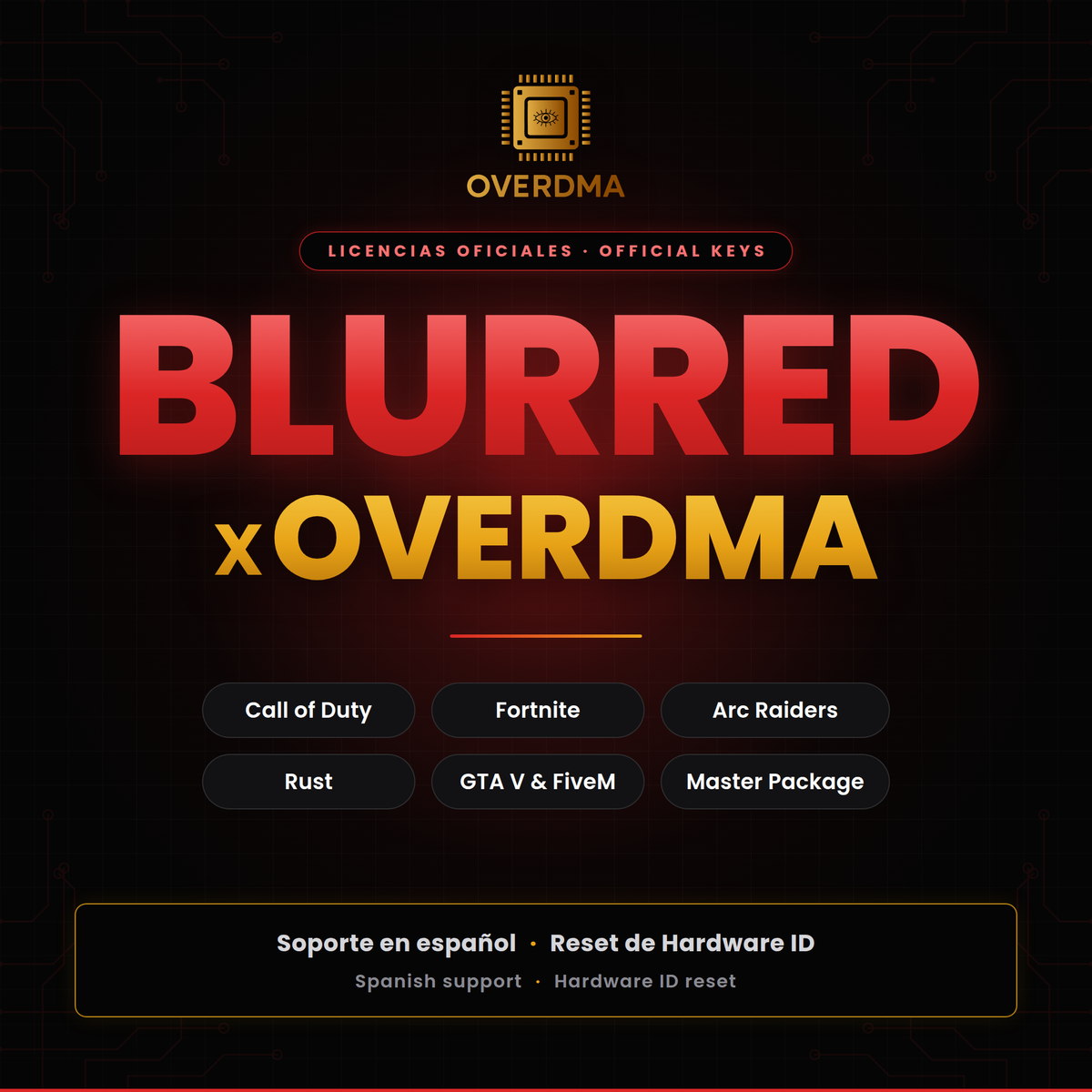 Blurred x OverDMA