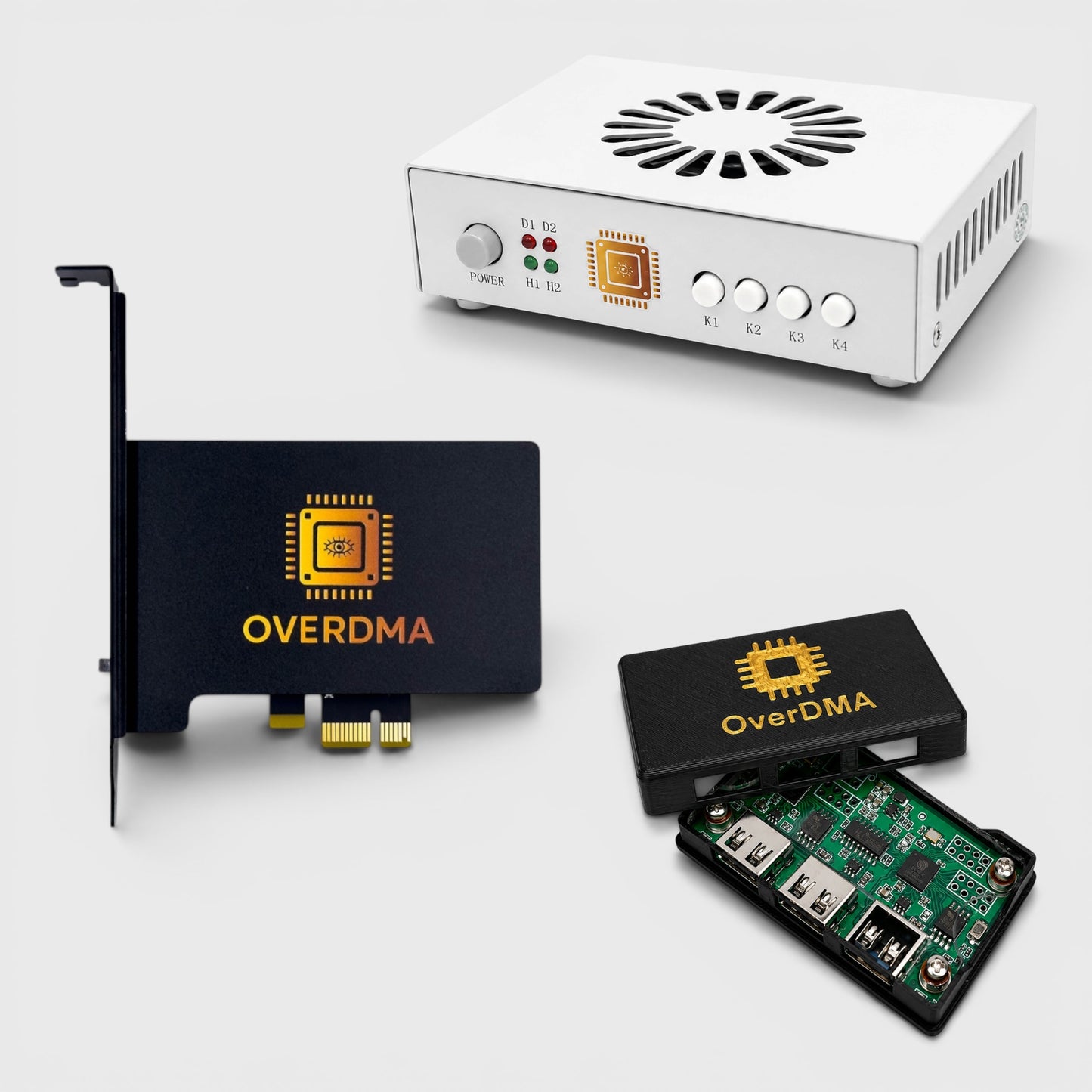 OverDMA 100T Bundle – DMA 100T Card + Fuser + MAKCU