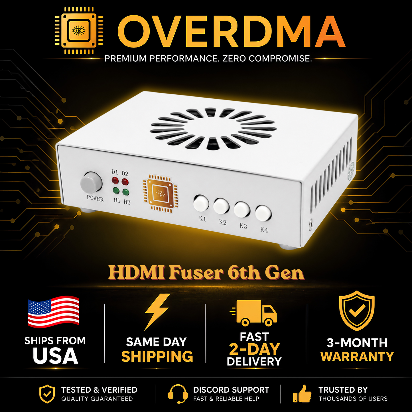HDMI Fuser 6th Gen – DMA Video Overlay | OverDMA