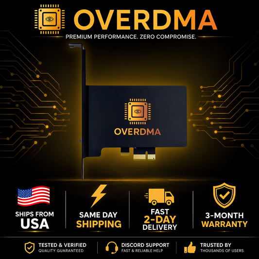 DMA PCIe Card – 75T / 100T | OverDMA