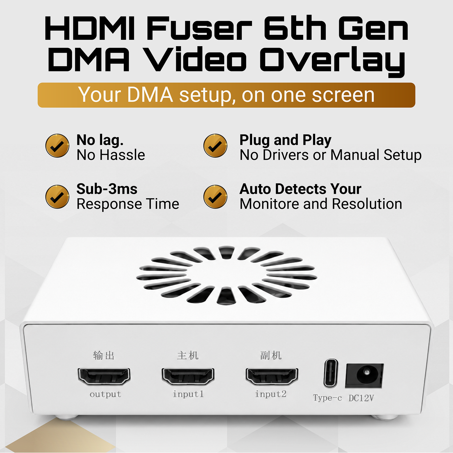 OverDMA 100T Bundle – DMA 100T Card + Fuser + MAKCU